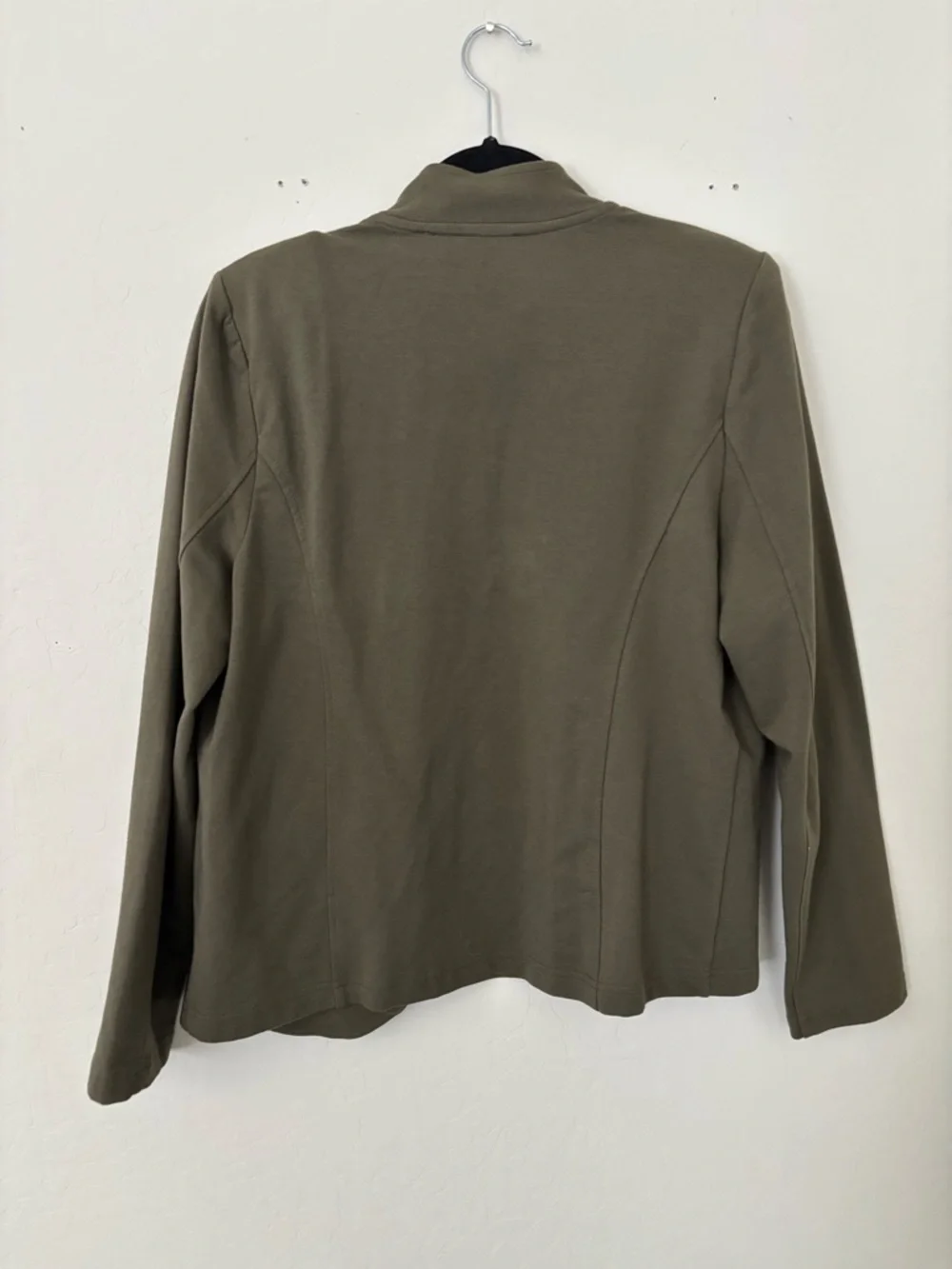 Tommy Hilfiger Olive Military Jacket Size L Gold Button Blazer - Picture 2 of 6
